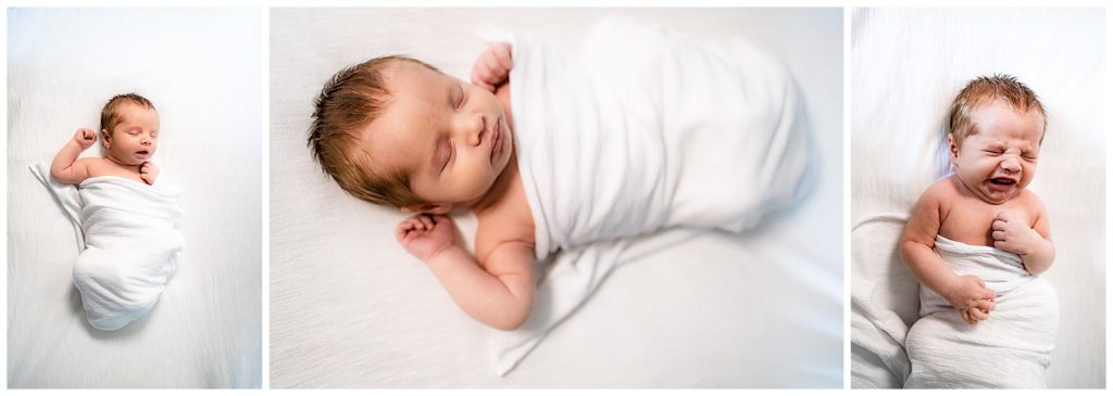 Beautiful newborn pictures all white